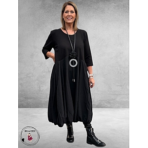 VINCENZO ALLOCCA Ballon Jurk Zwart